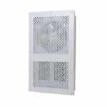 500W/2000W Vandal Resistant Heater w/ TP Thermostat, 208V, White