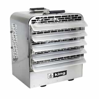 King Electric 15kW Stainless Steel Unit Heater, 1500 Sq Ft, 925 CFM, 1 Ph, 208V