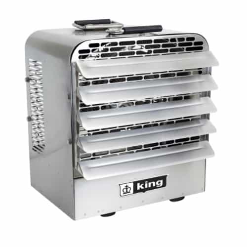 King Electric 15kW Stainless Steel Unit Heater, 1500 Sq Ft, 925 CFM, 3 Ph, 208V