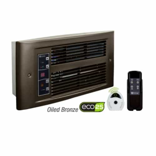 King Electric 750W/1750W ECO2S Designer Heater, 175 Sq Ft, 208V/240V, Oiled Bronze