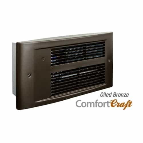 King Electric 250W/1750W Designer Wall Heater, 225 Sq Ft, 208V/240V, Oiled Bronze