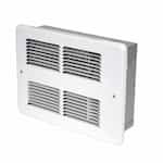 500W/1000W Small Wall Heater (Interior ONLY), 125 Sq Ft, 75 CFM, 120V