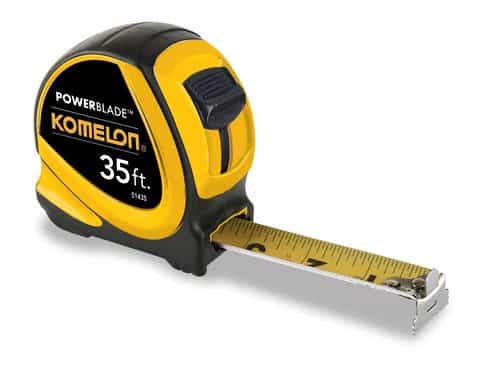 Komelon 35-Foot x 1.06-Inch ABS PowerBlade Tape Measure