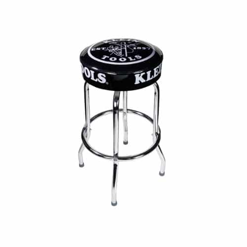 Klein Tools Counter Stool, Swivel Seat, Black