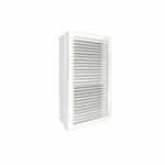 4000W Electric Wall Heater w/ Thermostat & Relay, 277V, White