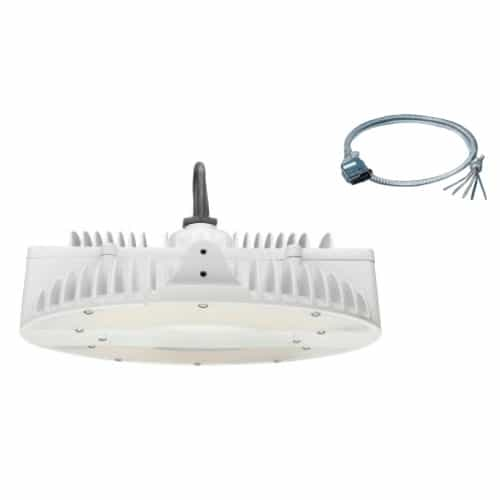 MaxLite 160W LED High Bay w/Motion and Plug (120V), 0-10V Dimmable, 400W MH Retrofit, 5000K