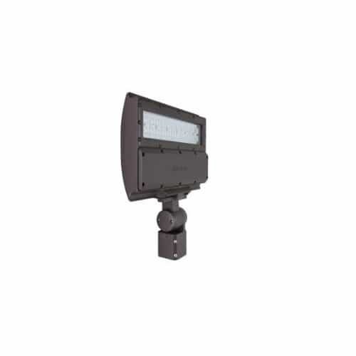 MaxLite 55W LED Flood Light w/ Slipfitter Mount, Dimmable, 6705 lm, 4000K, Bronze