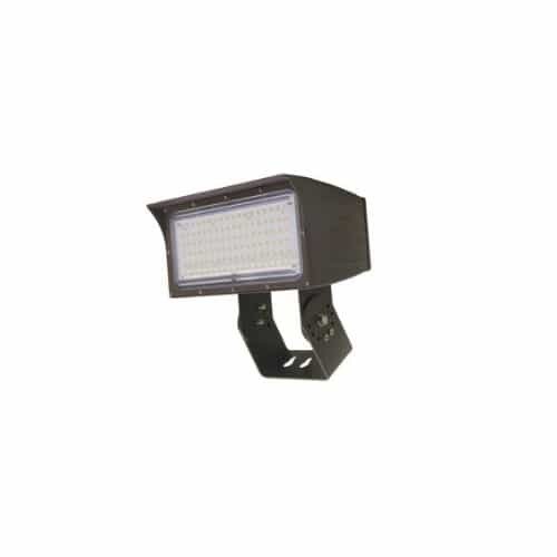 MaxLite 50W LED Medium Flood Light w/ Trunnion Mount, Dim, Wide, 6900 lm, 4000K, Bronze