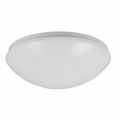 MaxLite 11-in 16W LED Puff Flush Mount, Triac Dimming, 120V, Selectable CCT