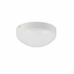 11-in 16W LED Small Ceiling Puff w/ Backup, 120V-277V, CCT Selectable