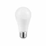 15W LED A19 Bulb, Dimmable, E26, 1600 lm, 120V, 2700K 