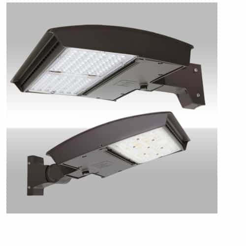 MaxLite 320W LED Area Light w/ Arm, Type 3G, 120V-277V, Selectable CCT, Bronze