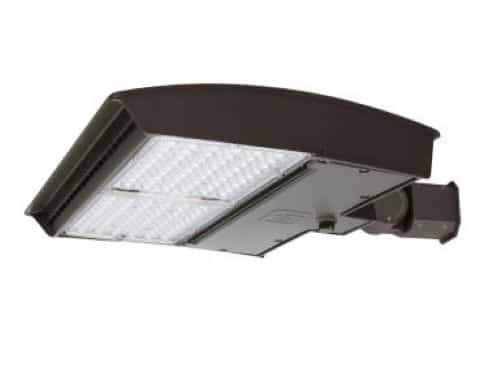 MaxLite 125W LED Flood Light, T5 Square, Slipfitter, 277V-480V, CCT Selectable