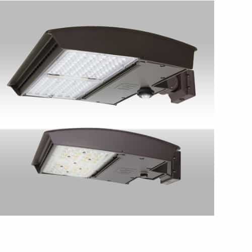MaxLite 250W LED Area Light w/Adj Wall, Type 3M, 277V-480V, Selectable CCT, BZ