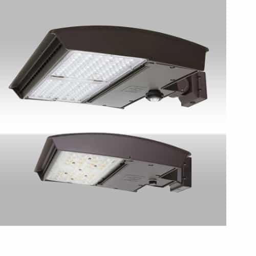 MaxLite 150W LED Area Light w/Adj Mount, Type 5, 120V-277V, Selectable CCT, BZ