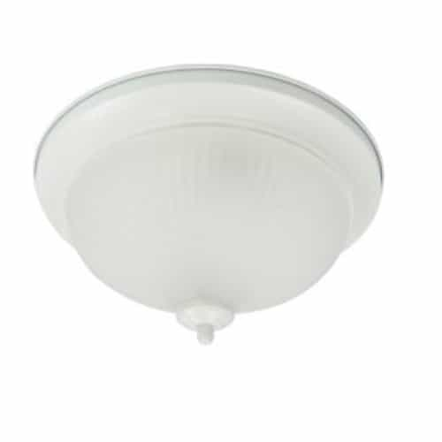 MaxLite 12.75-in Flush Mount Ceiling Fixture, Dimmable, E26, 2200 lm, 120V, 2700K, White