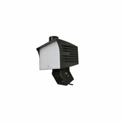 MaxLite 120W LED Large Flood Light w/ Trunnion Mount & 3-Pin Receptacle, Wide, Dim, 4000K