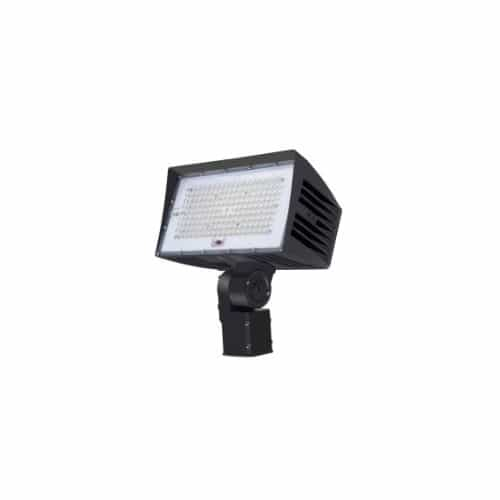 MaxLite 120W LED Large Flood Light w/ Slipfitter Mount & 7-Pin Receptacle, Wide, Dim, 5000K