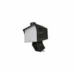 MaxLite 120W LED Large Flood Light w/ Trunnion Mount & 3-Pin Receptacle, Wide, Dim, 5000K