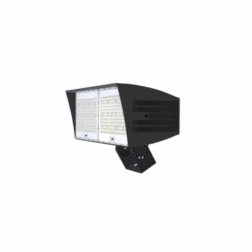 MaxLite 310W LED XLarge Flood Light w/ Trunnion & 7-Pin, Wide, 39600 lm, 347V-480V, 4000K