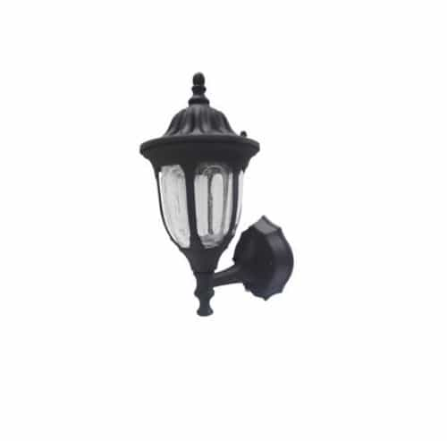 MaxLite 10W Outdoor LED Wall Lantern w/ Photocell, 500 lm, Black, 2700K