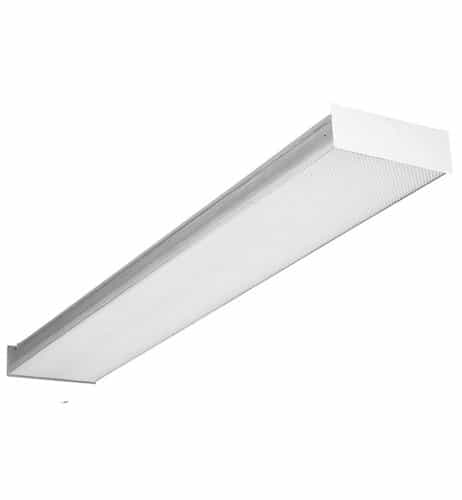 MaxLite 20W 4 Foot LED Linear Utility Wrap Fixture w/ On/Off Motion Sensor, 4000K