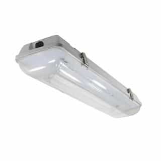30W 4000K LED Vapor Tight Linear Fixture with Motion Sensor 24-Inch Universal Voltage