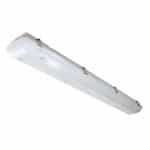 50 Watts 5000K LED Vapor Tight Linear Fixture 48 Inches with Battery Backup