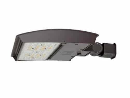 MaxLite 100W LED Flood Light, Type 3M, Slipfitter, 277V-480V, CCT Select