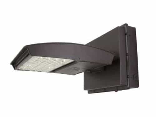 MaxLite 100W LED Outdoor Light, Type 3M, -20C, 120V-277V, CCT Select