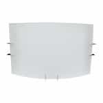 23W LED Wall Sconce Fixture, 2075 lm, 100W Retrofit, Dimmable, 2700K