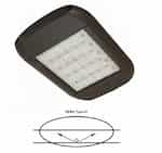 110W LED Street Light w/ 7-Pin Photocell Receptacle, Black, 5000K, 347-480V