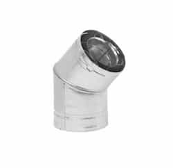 45° Swivel Elbow, 4-in/7-in Venting