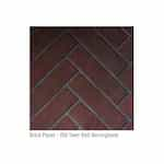 Napoleon 36-in Decorative Panel for Elevation Fireplace, Red Herringbone