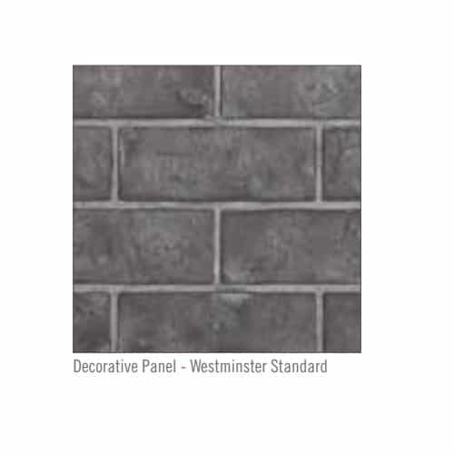Napoleon 42-in Decorative Panel for Ascent X Fireplace, Grey Standard