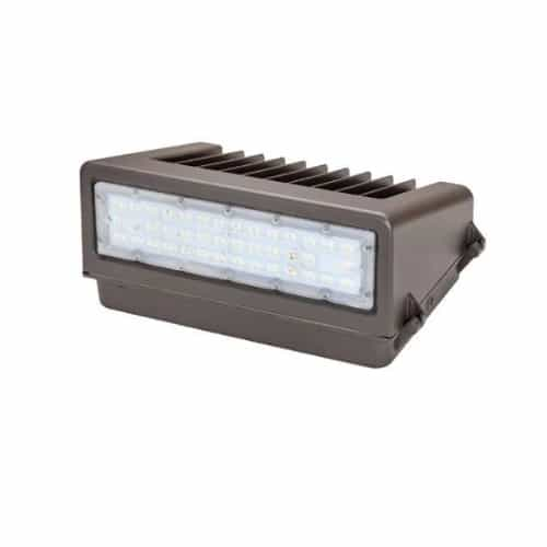 NaturaLED 40W Full Cut-Off LED Wall Pack, 250W Mh Retrofit, 4861 lm, 120V-277V, 5000K, Bronze