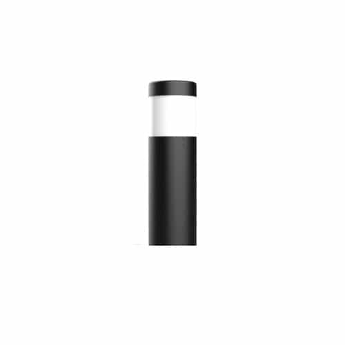 NaturaLED 18W LED 3.5-ft Bollard Pathway Light, Flat Top, 100W MH Retrofit, 1500 lm, 4000K, Black