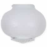 5.56-in Decorative Hall Glass Shade, Frosted