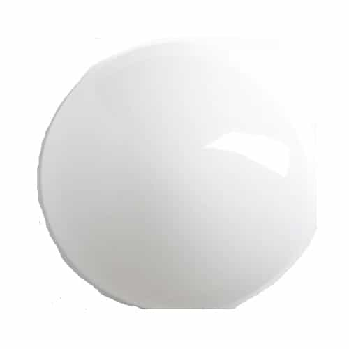 Nuvo 8-in Mushroom Glass Shade, Sprayed White