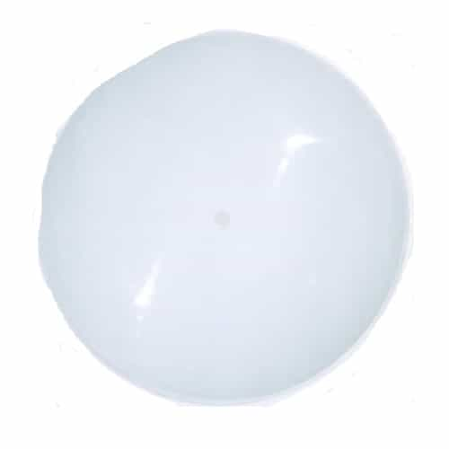 Nuvo 13-in Glass Globe Shade, Round Diffuser, White