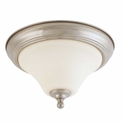 Nuvo Dupont 11" LED Flush Mount Light, Satin White Glass