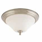 Nuvo Dupont 15" LED Flush Mount Light, Satin White Glass