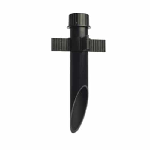 Nuvo 3-in PVC Mounting Post, Matte Black