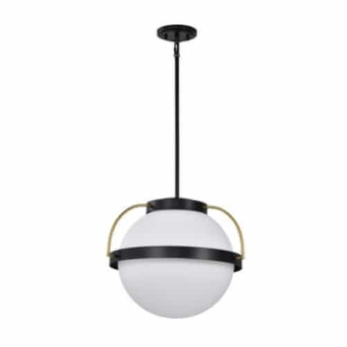 Nuvo Lakeshore Medium Pendant Light Fixture w/o Bulb, 120V, MB/NB