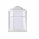 14W LED Cage Lantern Fixture, Dimmable, 745 lm, 120V, 3000K, White