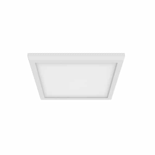 Nuvo 9-in 13W LED Blink Flush Mount, Square, 120V, CCT Selectable, White