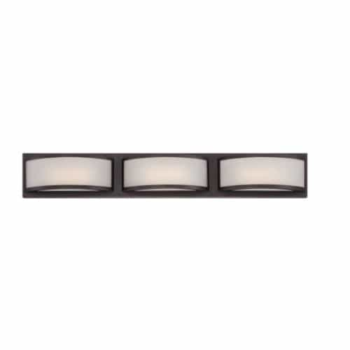 Nuvo 14.4W Mercer LED Wall Sconce Light, Georgetown Bronze