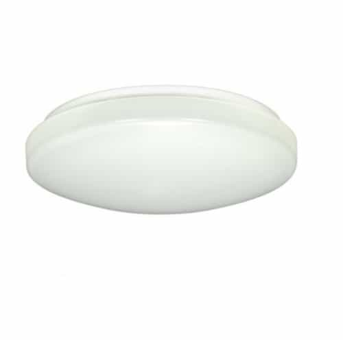 Nuvo 11in LED Flush Mount Light Fixture w/ Occupancy Sensor, White