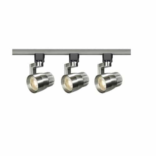 Nuvo 36W LED Track Light Kit w/Angle Arm, Round, Brushed Nickel