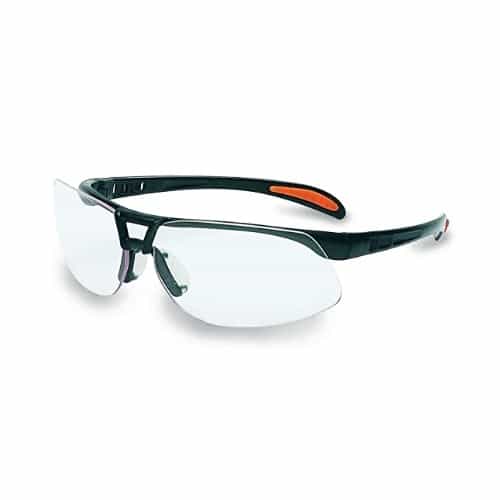 Honeywell Clear Lens Safety Eyewear w/ Black Frame